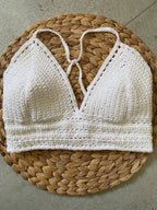 Auf Bestellung gehäkelt aus Bayern // Crochet Bralette // Crop Top // Häkel Top // Makramee // Boho // Festival // Häkel Bikini Top // BH - Mein Schusterhof