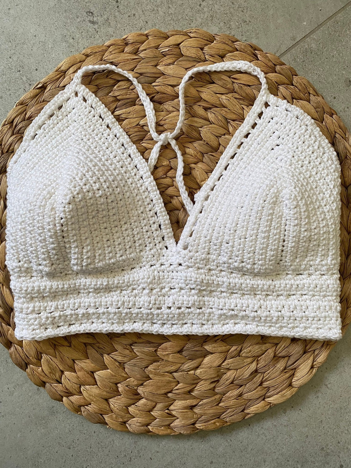 Auf Bestellung gehäkelt aus Bayern // Crochet Bralette // Crop Top // Häkel Top // Makramee // Boho // Festival // Häkel Bikini Top // BH - Mein Schusterhof