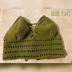 Auf Bestellung gehäkelt aus Bayern // Crochet Bralette // Crop Top // Häkel Top // Makramee // Boho // Festival // Häkel Bikini Top // BH - Mein Schusterhof