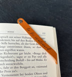 Buchmerker aus Leder - handgefertigt von Jan - Mein Schusterhof