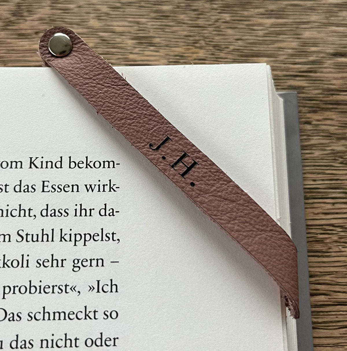 Buchmerker aus Leder - handgefertigt von Jan - Mein Schusterhof