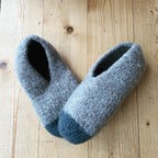 Filzschuhe in zwei individuellen Farben gestaltbar - handgefertigt von Anja - Mein Schusterhof