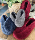 Filzschuhe mit Sohle - handgefertigt von Anja - Mein Schusterhof