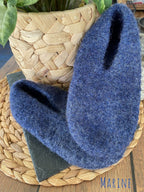 Filzschuhe mit Sohle - handgefertigt von Anja - Mein Schusterhof