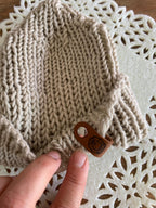 Leder Anhänger mit deinem Bild oder Text / Echtleder Etiketten für Handarbeiten / Wiederverwendbar / Handmade DIY Projekte Geschenkidee Oma - Mein Schusterhof