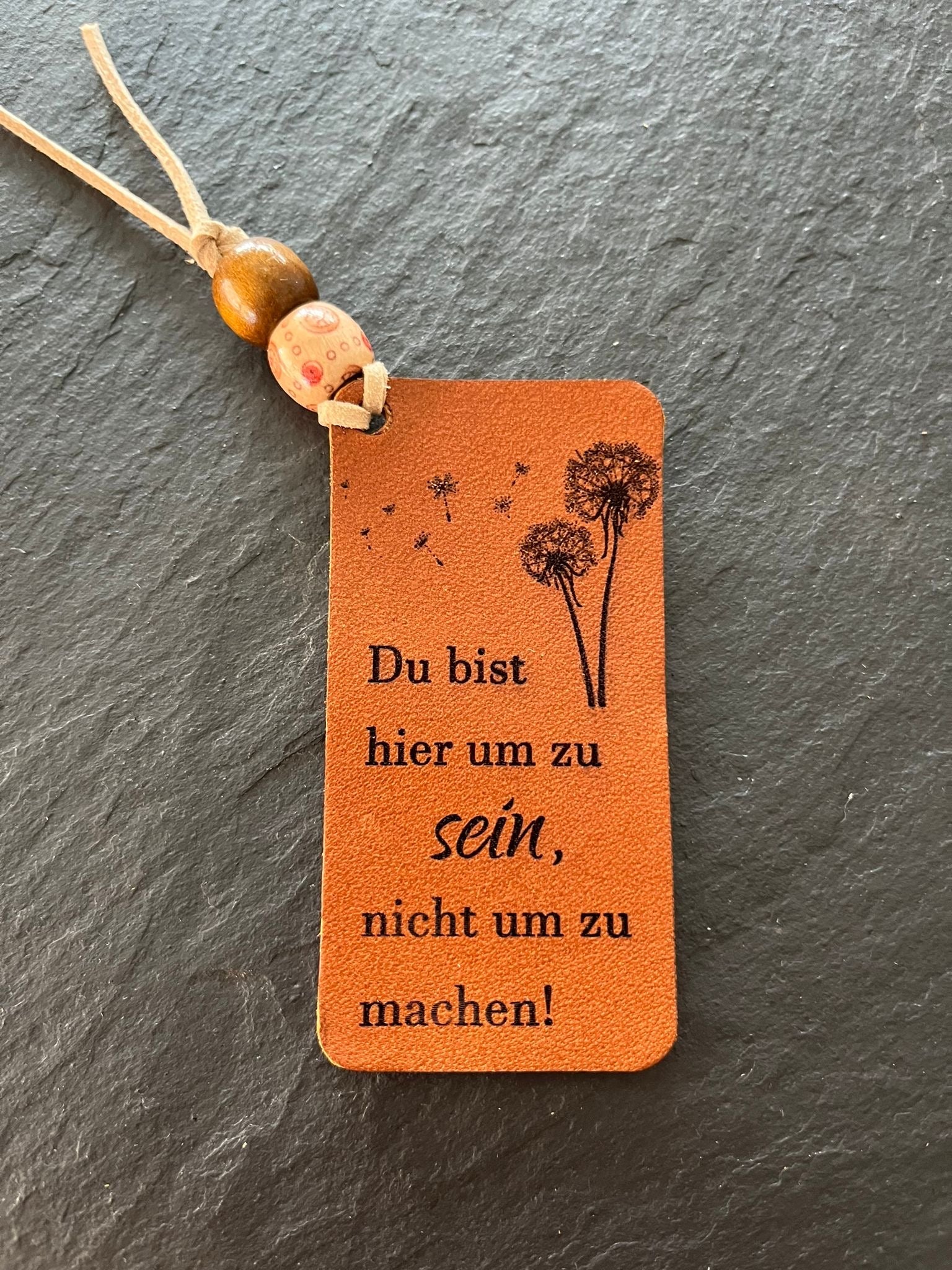Lederanhänger mit deiner Gravur - Mein Schusterhof